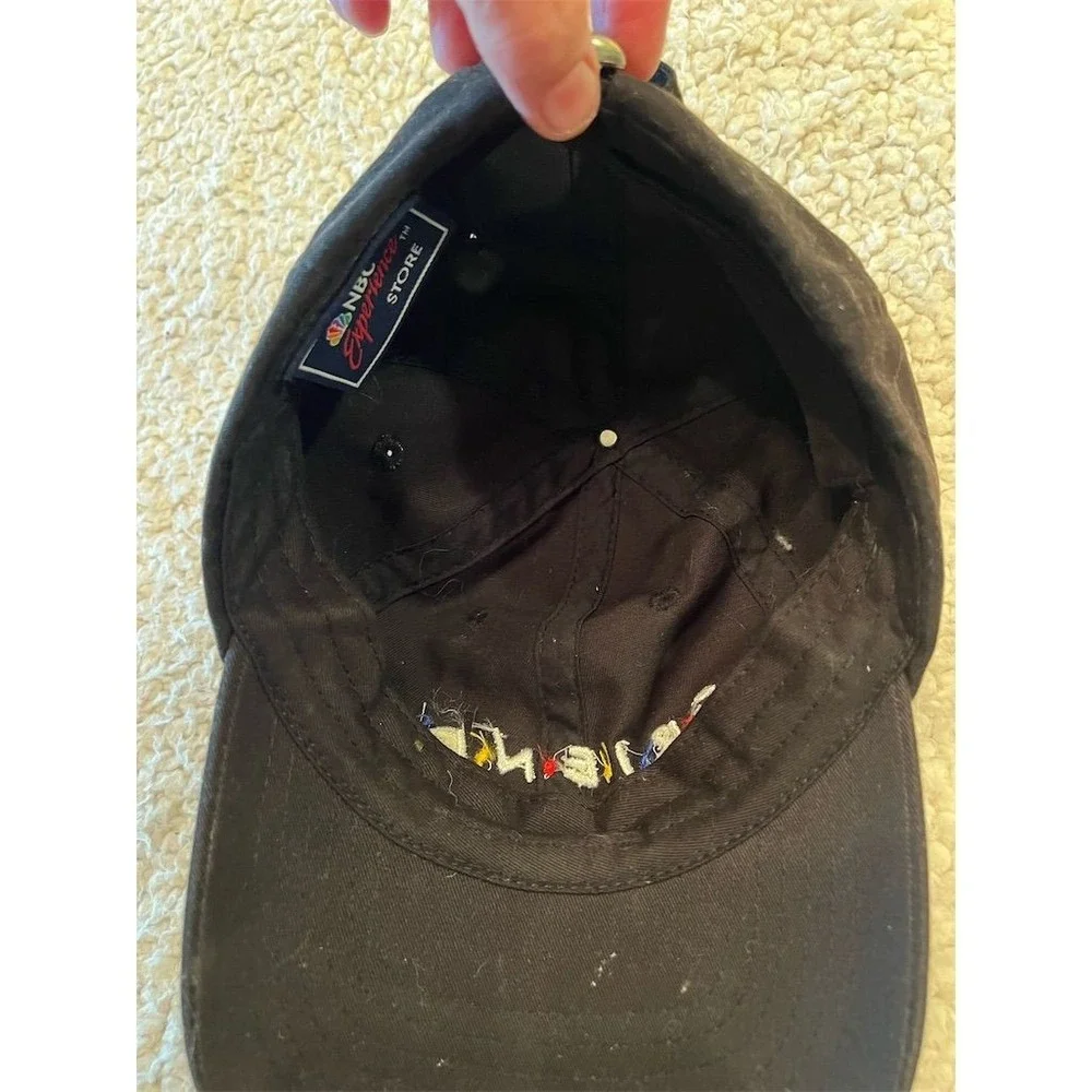 Friends TV‎ Show Black Baseball Cap Unisex Adj Strap Hat 90's Vtg Phoebe Rachel